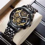 Binbond Quartz Waterproof Watch Black