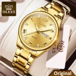 Olevs 6630 (full-golden) Stainless Steel Men Watch