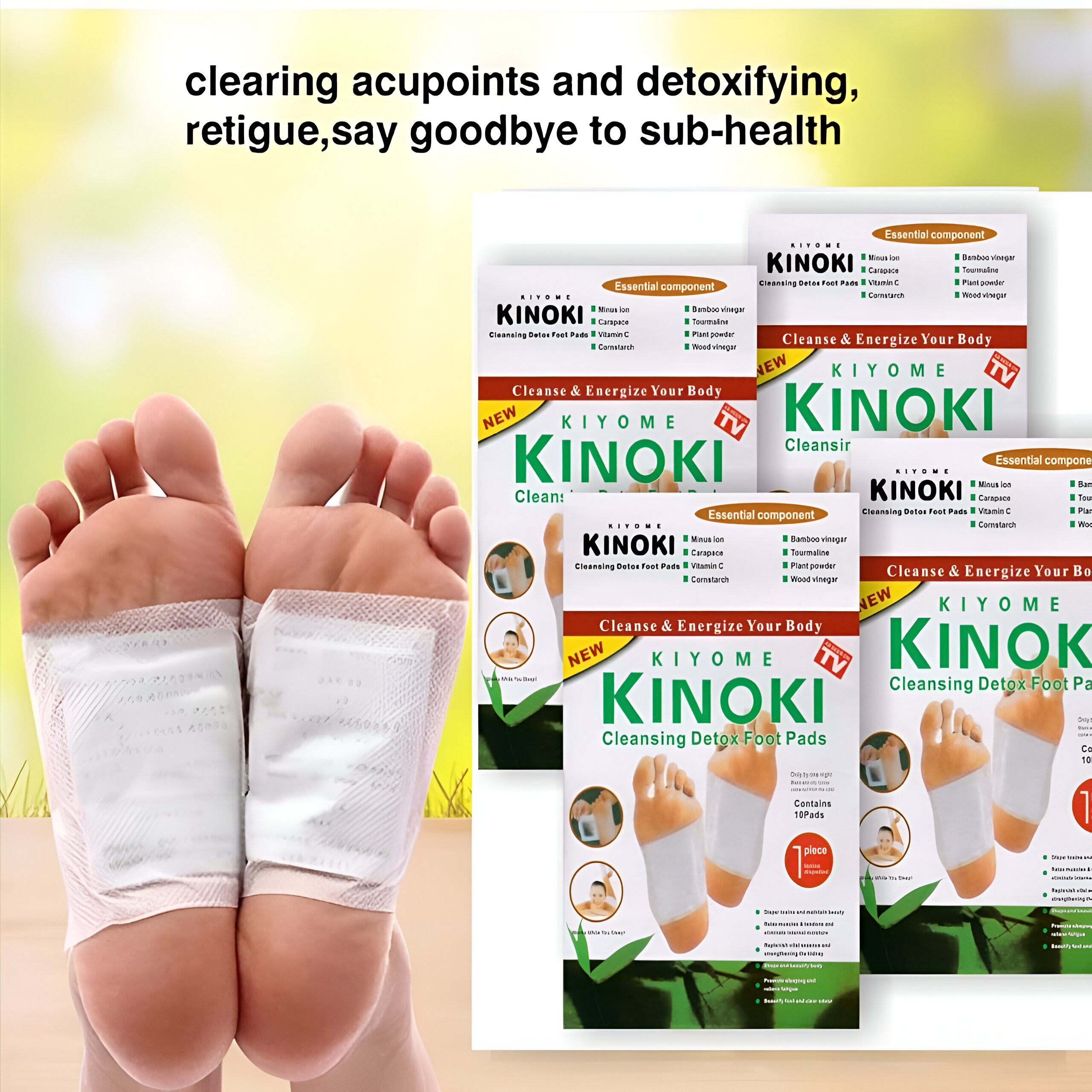 pixelcut-export-12 4 Packet Kinoki Detox Foot Pads (Authentic) - Image 1
