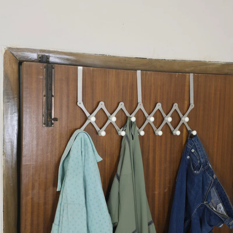 30adacdd_fe6f_478a_9585_68c067cb71fc-800x800 Flexible SS 13 hook Door hanger - Image 1