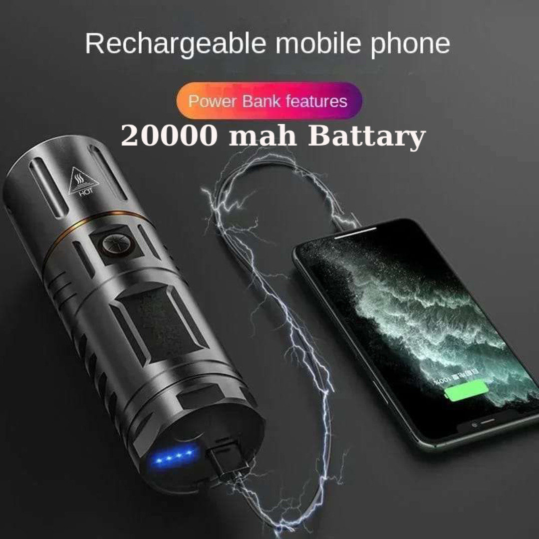 IMG-20250719-WA0012 (2) 20000 LED FLASHLIGHT WITH POWER BANK - Image 1