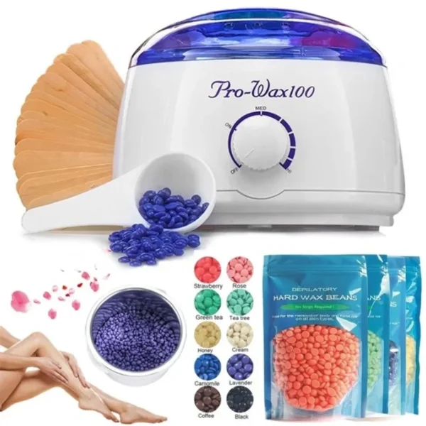 Pro-Wax100 Professional Wax Heater + Premium Hard Wax Beans Set